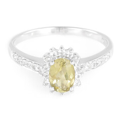 Fancy Tourmaline Silver Ring
