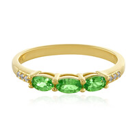 Tsavorite Silver Ring