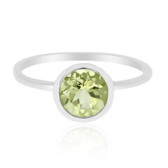 Ouro Verde Quartz Silver Ring