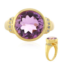 Rose de France Amethyst Silver Ring