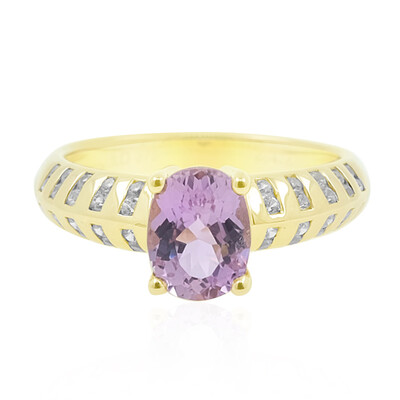 9K AAA Brazilian Kunzite Gold Ring (de Melo)