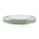 Tanzanian Tsavorite Silver Ring