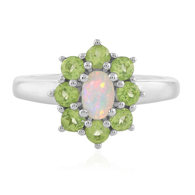 Welo Opal Silver Ring