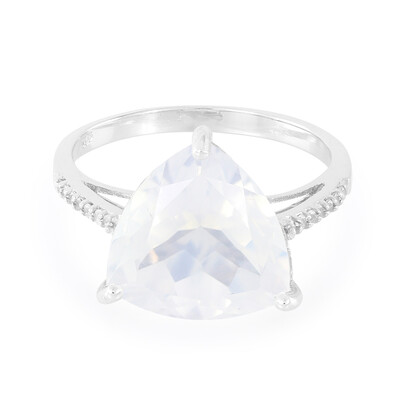 Ice Moon Quartz Silver Ring