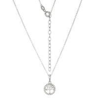 Zircon Silver Necklace