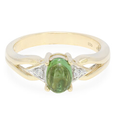 9K Brazilian Paraiba Tourmaline Gold Ring