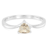 Silver Shiller Sunstone Silver Ring
