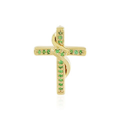 Tsavorite Silver Pendant