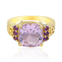 Rose de France Amethyst Silver Ring