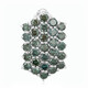 Fancy Diamond Silver Pendant