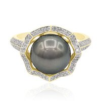9K Tahitian Pearl Gold Ring (TPC)