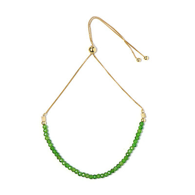 Russian Diopside Silver Bracelet