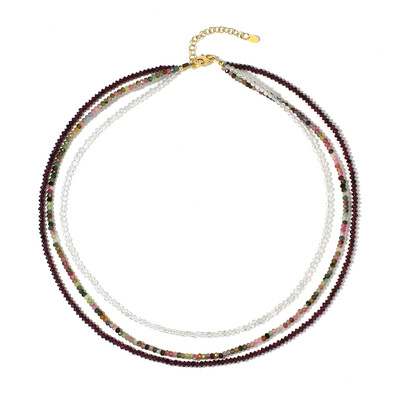 White Topaz Silver Necklace