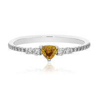 18K SI2 Orange Diamond Gold Ring (CIRARI)