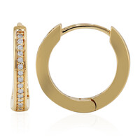 I3 (I) Diamond Silver Earrings