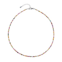 Tourmaline Silver Necklace