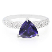 Ceylon Iolite Silver Ring