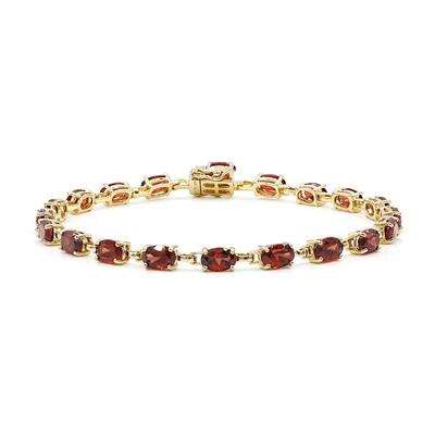 Mozambique Garnet Silver Bracelet