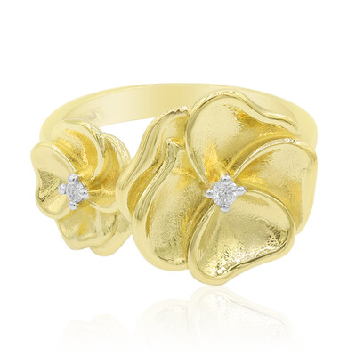 I1 (G) Diamond Silver Ring (Annette)