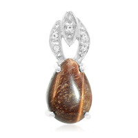Red Tiger´s Eye Silver Pendant