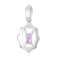 Rose de France Amethyst Silver Pendant