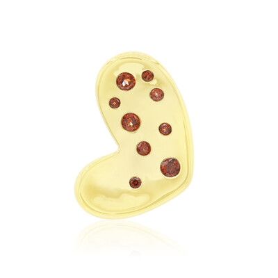 Mozambique Garnet Silver Pendant