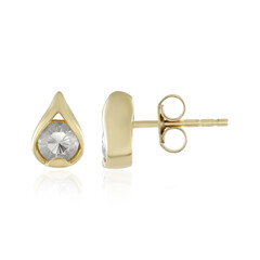 9K Zircon Gold Earrings