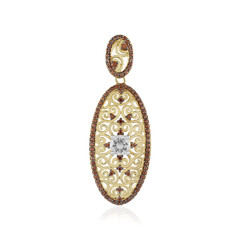 Zircon Silver Pendant
