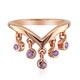 Amethyst Silver Ring (M de Luca)