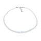 Rainbow Moonstone Silver Necklace