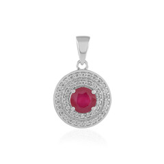 Madagascar Ruby Silver Pendant