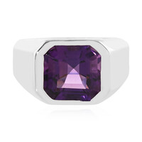 Amethyst Silver Ring
