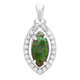Ammolite Silver Pendant