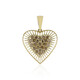 9K I2 Champagne Diamond Gold Pendant (Ornaments by de Melo)
