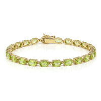 Peridot Silver Bracelet
