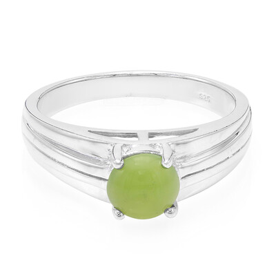 Imperial Chrysoprase Silver Ring
