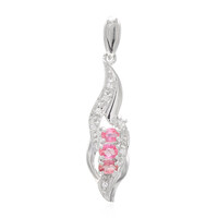 Padparadscha Sapphire Silver Pendant