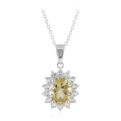 Citrine Silver Necklace