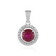 Madagascar Ruby Silver Pendant