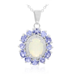 Welo Opal Silver Necklace