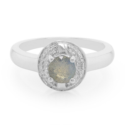 Romanian Spectrolite Silver Ring