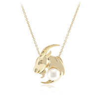 White Freshwater Pearl Silver Necklace