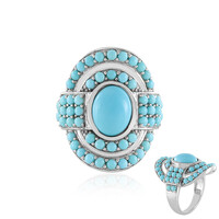 Sleeping Beauty Turquoise Silver Ring