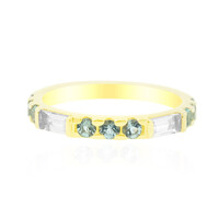 9K Nigerian Paraiba Tourmaline Gold Ring