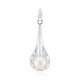 White Freshwater Pearl Silver Pendant (Michelle Albala)