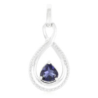 Orissa Iolite Silver Pendant