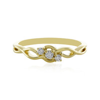 9K Flawless (F) Diamond Gold Ring (LUCENT DIAMONDS)