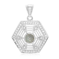 Romanian Spectrolite Silver Pendant