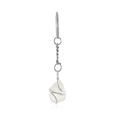 White Quartz other Key ring