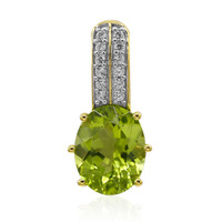 Peridot Silver Pendant